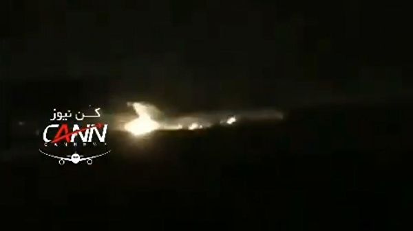 Опубликовано видео аварийной посадки лайнера в аэропорту Тегерана