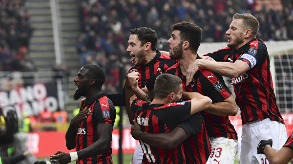 «Милана» победил «Лацио» в матче чемпионата Италии