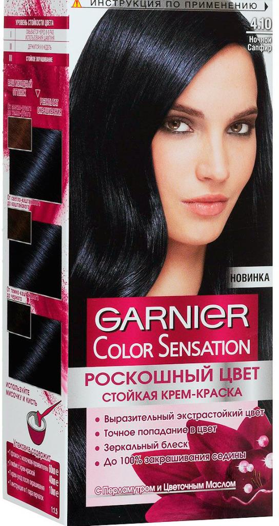 Краска для волос Garnier: палитра цветов и оттенков. Garnier Color Naturals