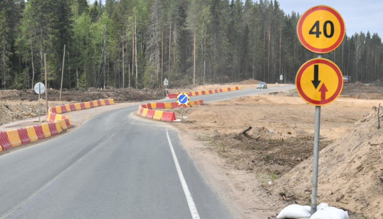 В Карелии 7 километров дороги реконструируют почти за 800 млн рублей