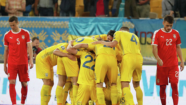 Футболисты сборной Украины забили 5 мячей сербам в матче отбора Евро-2020