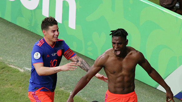 Сборная Колумбии обыграла команду Аргентины в матче Кубка Америки