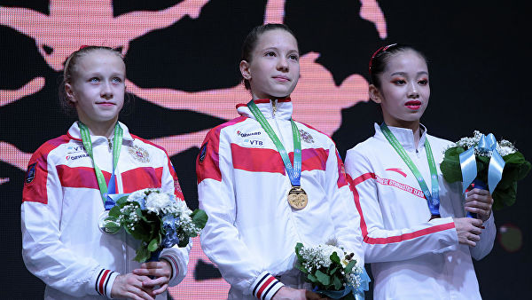 Российские гимнасты выиграли 10 наград на первом в истории юниорском ЧМ