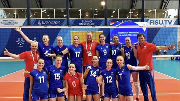 Волейболистки сборной России завоевали золотые медали Универсиады
