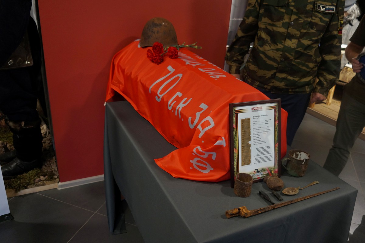 Останки погибшего в Великую Отечественную войну в Карелии солдата отправили домой