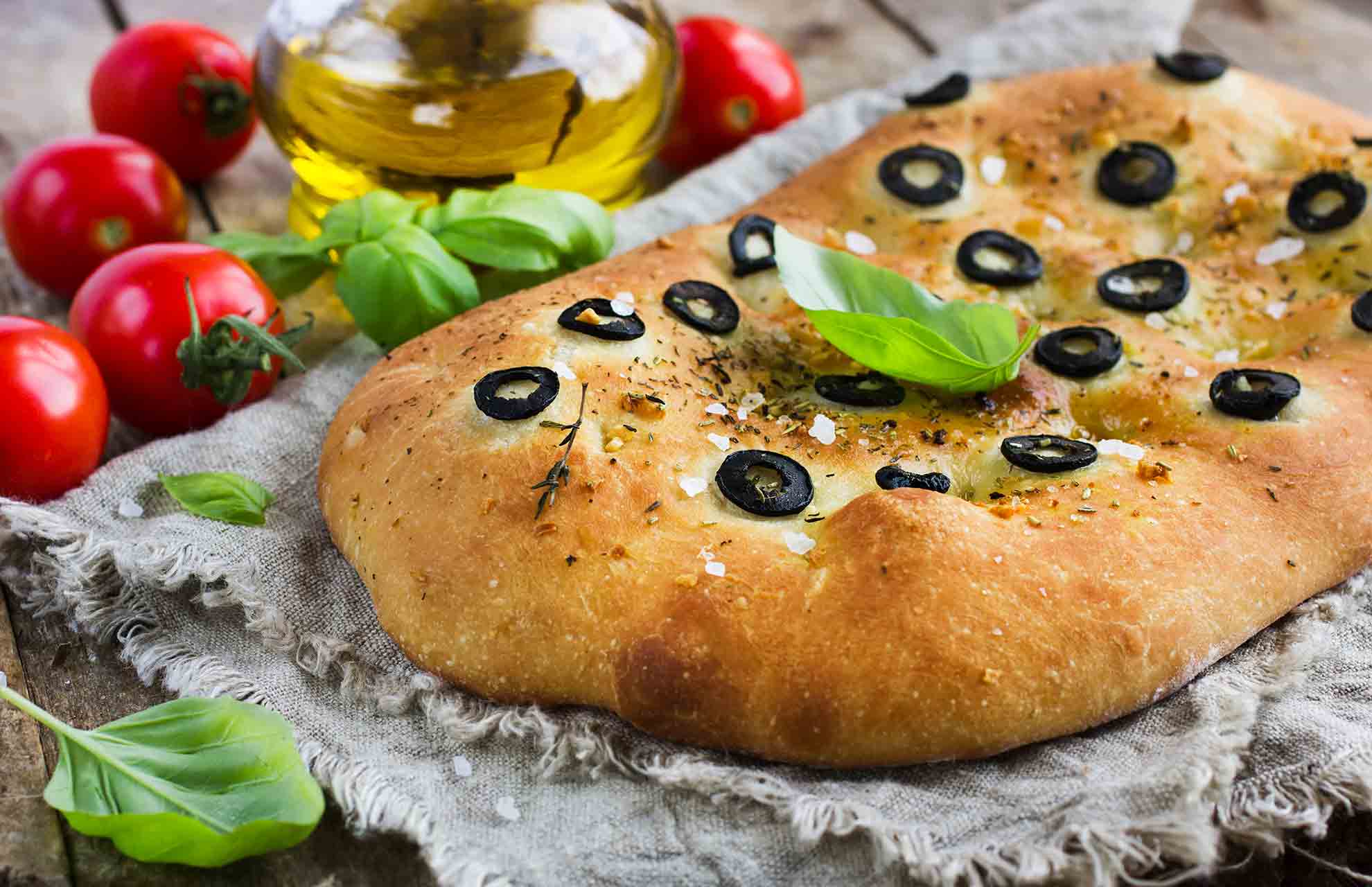 Итальянский хлеб - Фокачча с сыром