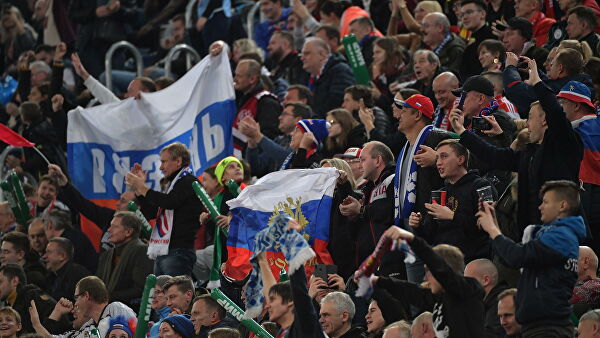 Более 53 тысяч болельщиков посетили матч Россия — Бельгия в Петербурге