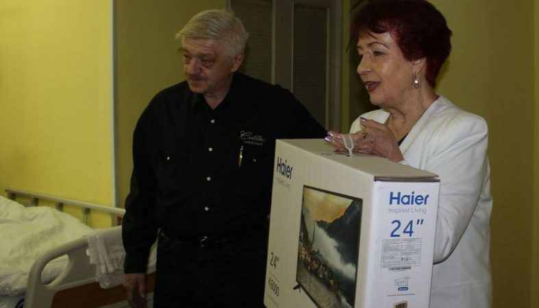Дому-интернату для ветеранов в Петрозаводске подарили новые телевизоры