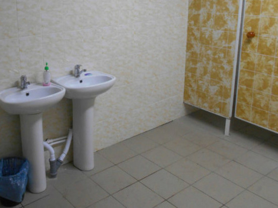 Чиновники из орловской глубинки торжественно открыли в школе «теплый туалет»