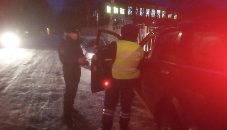 Водитель получил серьезный штраф во время рейда в Петрозаводске