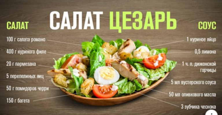 Особенности приготовления салата «Цезарь» с курицей