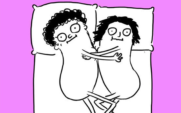 Забавный комикс о том, как выглядит супружеский секс