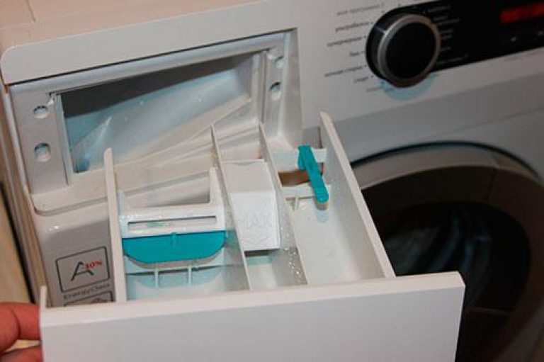 Как очистить лоточки стиральной машинки от известкового налета