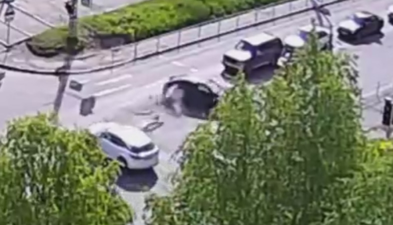 Несколько автомобилей столкнулись у «Калевалы»