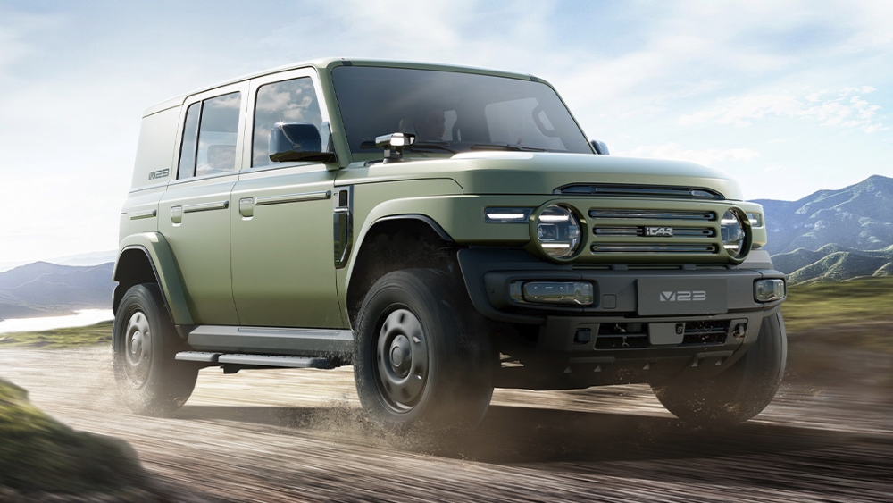  Chery вдохновилась классикой. iCar V23 получил дизайн в стиле BJ212
