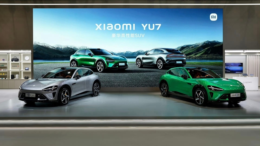 Впервые на публике. Xiaomi YU7 показали вживую на автосалоне в Гуандуне