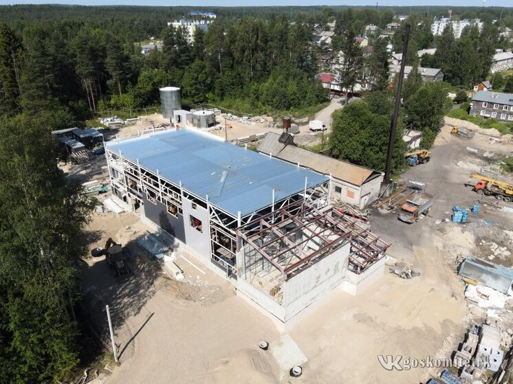 В Суоярви продолжается строительство новой котельной