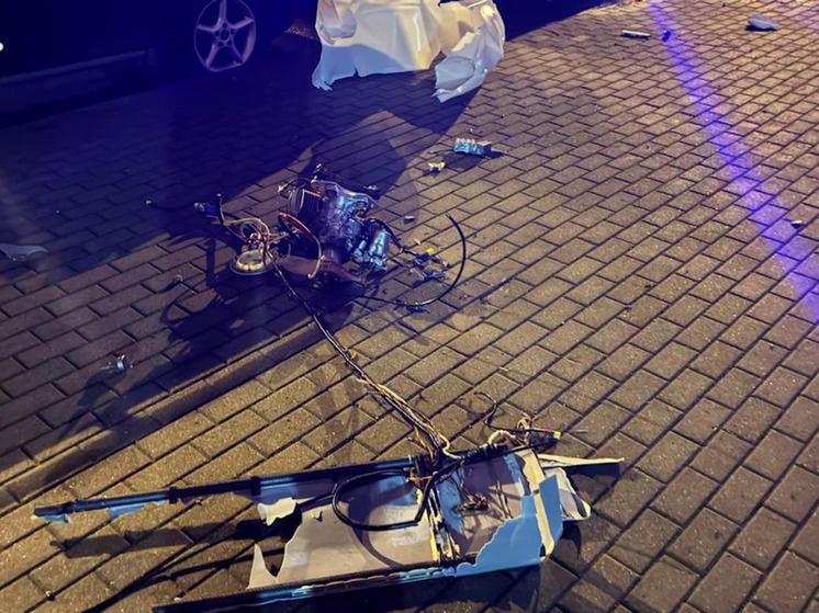 Беспилотник, упавший в Минске, имел западноевропейскую начинку