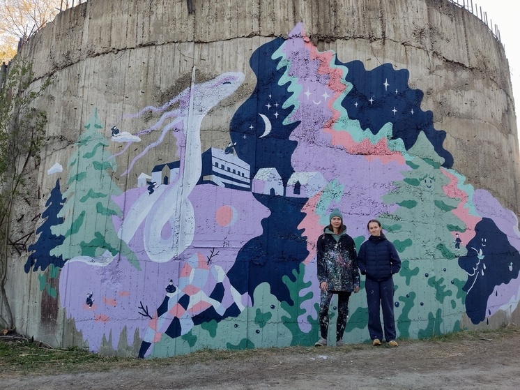 В Сортавала заброшенный коллектор превратился в арт-объект