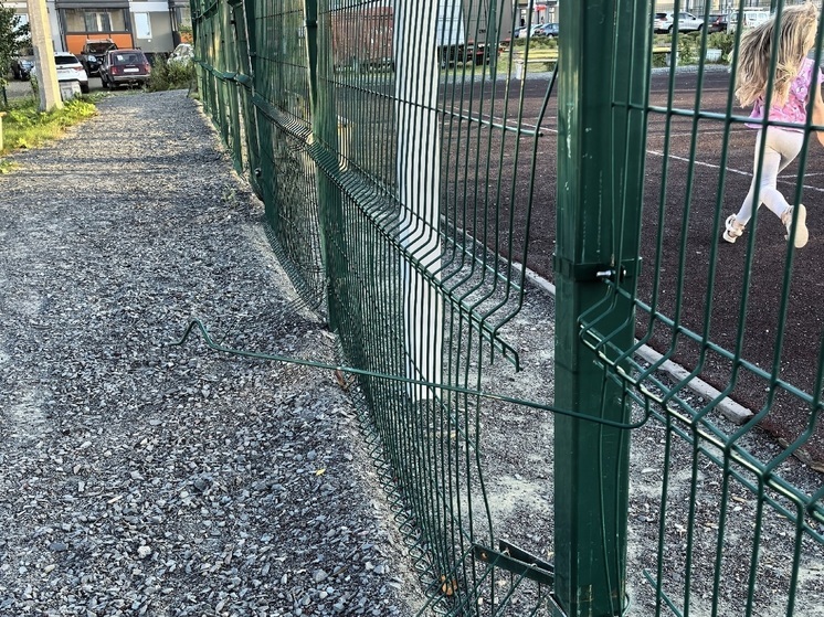 Девочка едва не получила травму глаз на спортивной площадке в Петрозаводске