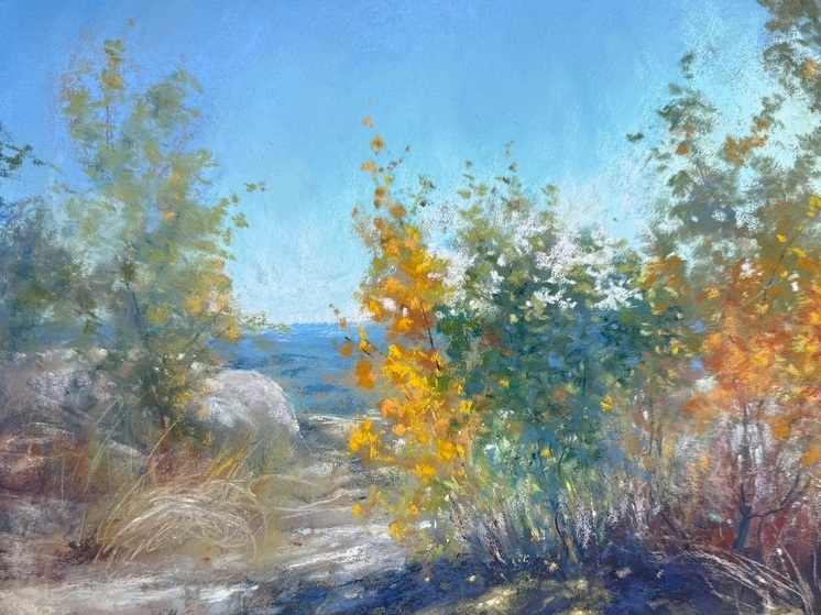 Художница из Санкт-Петербурга создала серию пейзажей, посвящённых Карелии