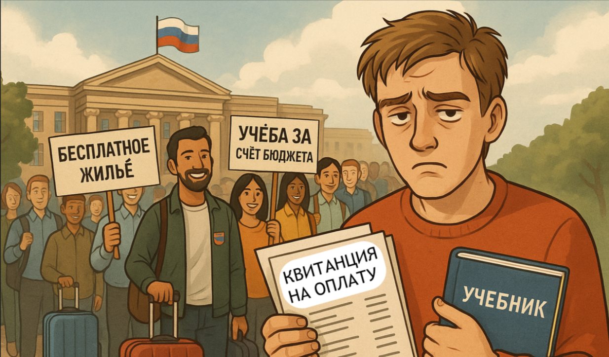 Плати, Ваня, плати! 80 тысяч иностранных студентов будут бесплатно не только учиться в России, но и проживать