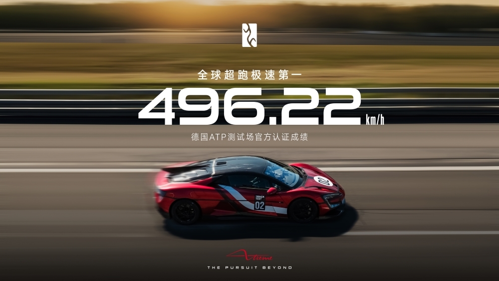  Гиперкар YangWang U9 от BYD стал самым быстрым в мире. Он развил 496 км/ч