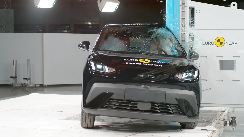 В Европе провели краш-тест Exlantix, BYD и других автомобилей. У MG снова неудача