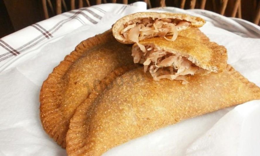 Чебуреки с капустой в духовке