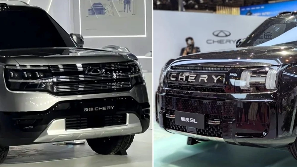 Chery показала обновленный Tiggo 9L в Китае. Дизайн кроссовера изменили до старта продаж