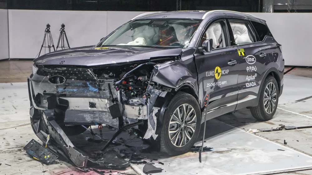 Euro NCAP оценил три кроссовера компании Chery. Но реальные тесты прошли не все