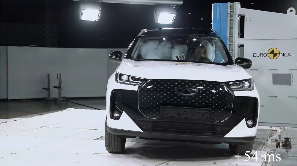 Euro NCAP оценил три кроссовера компании Chery. Но реальные тесты прошли не все