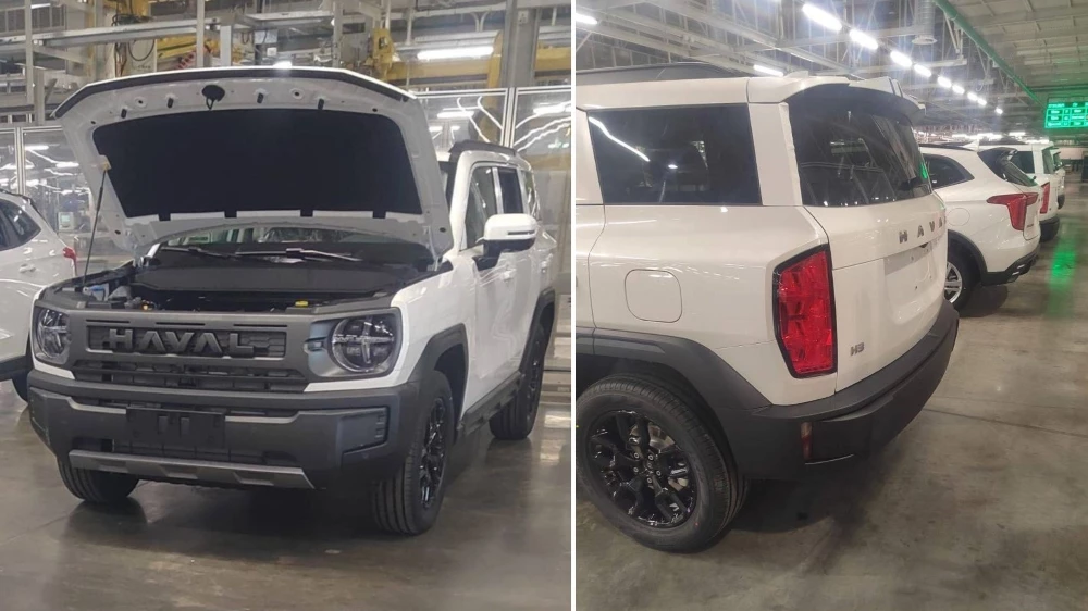 На тульском заводе Haval заметили обновленный кроссовер H3. Как он изменится