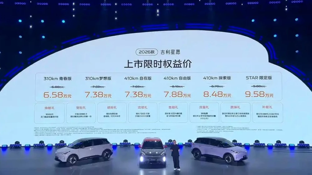  Обновленный Geely Xingyuan вышел на рынок Китая. Скоро его локализуют в Беларуси