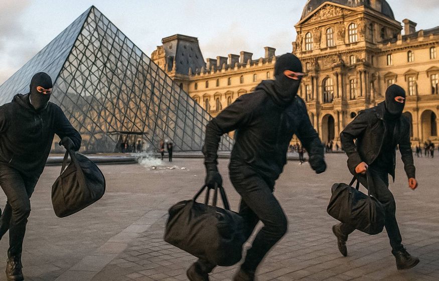 Париж в панике: славяне «увели» сокровища Лувра