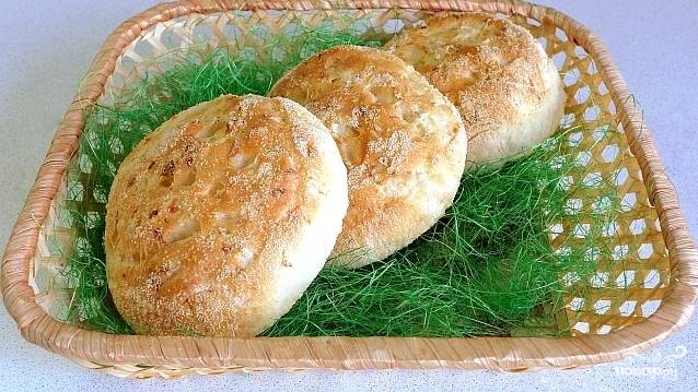 Капустные булочки на дрожжевом тесте.