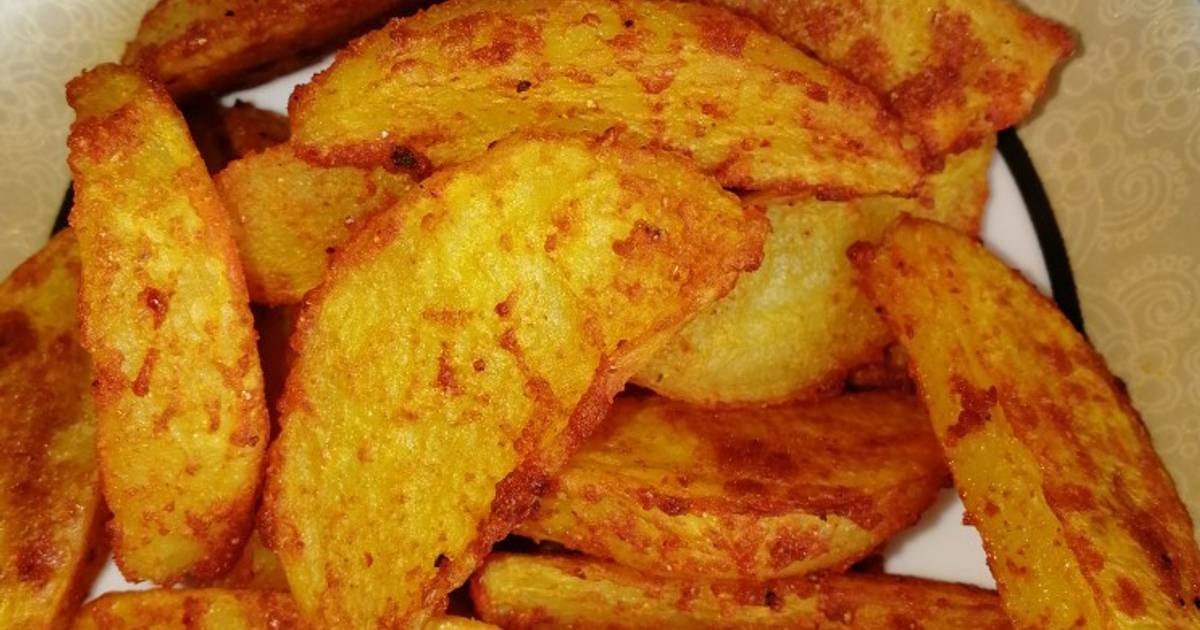 Убираем лишний вкус жира из жареной картошки. Используем при готовке куриный бульон и лимон