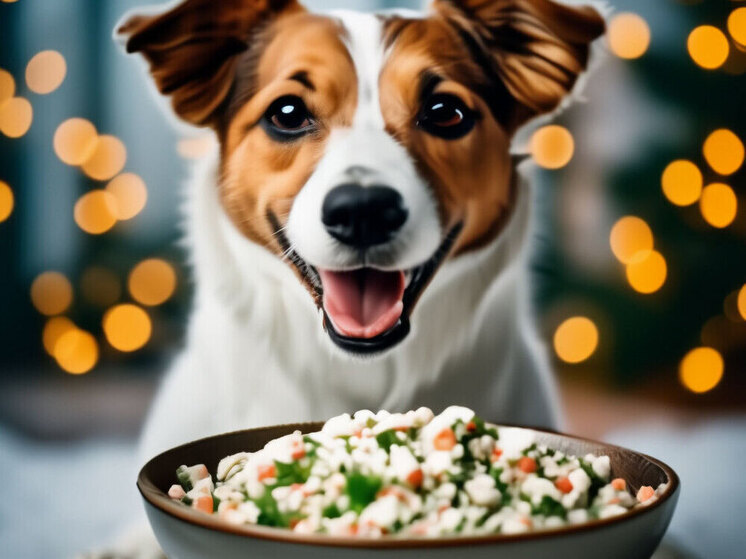 В сети появились рецепты праздничных угощений для домашних питомцев: собачьего оливье и других блюд