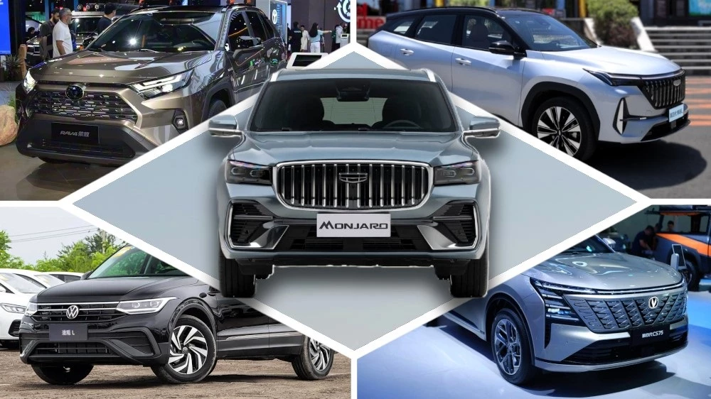  На каких кроссоверах ездят в Китае? Топ-20 моделей с традиционными ДВС за 10 месяцев 2025 года