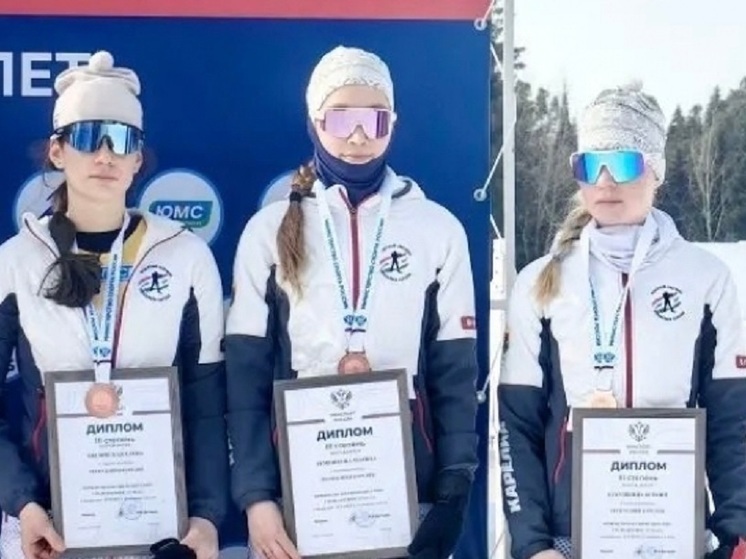 Биатлонистки из Карелии завоевали бронзовые медали на первенстве России