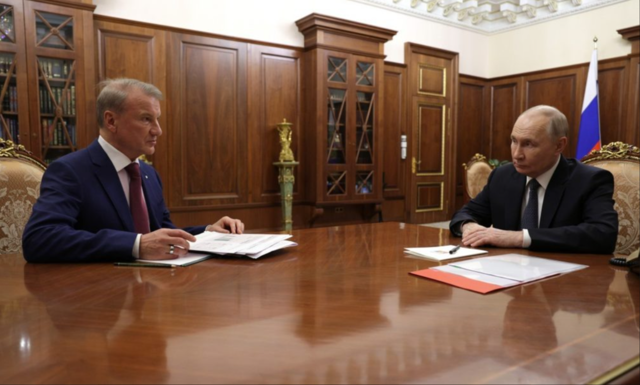 Греф похвастал Путину прибылью Сбербанка