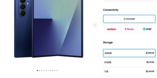 Samsung по-тихому подняла цены на старшие версии Galaxy Z Fold 7 Samsung по-тихому подняла цены на старшие версии Galaxy Z Fold 7