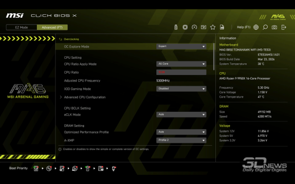 Обзор материнской платы MSI MAG B850 TOMAHAWK: лучшее предложение? 