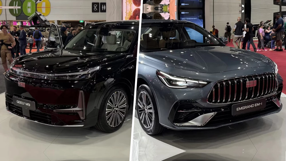  Geely представила новинки для глобального рынка. Это два гибрида