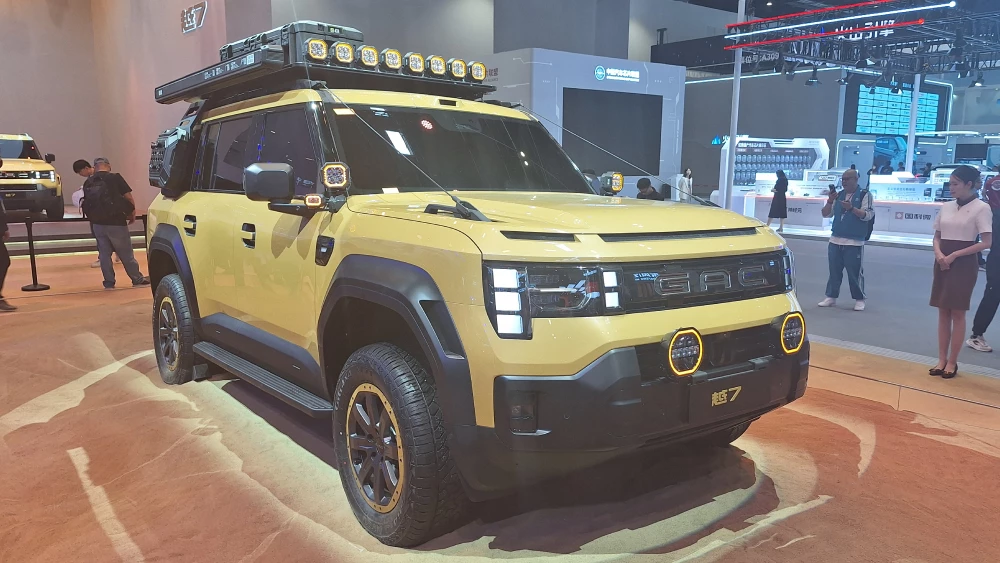  Рамный внедорожник GAC Yue 7 показали в Китае. Это параллельный гибрид