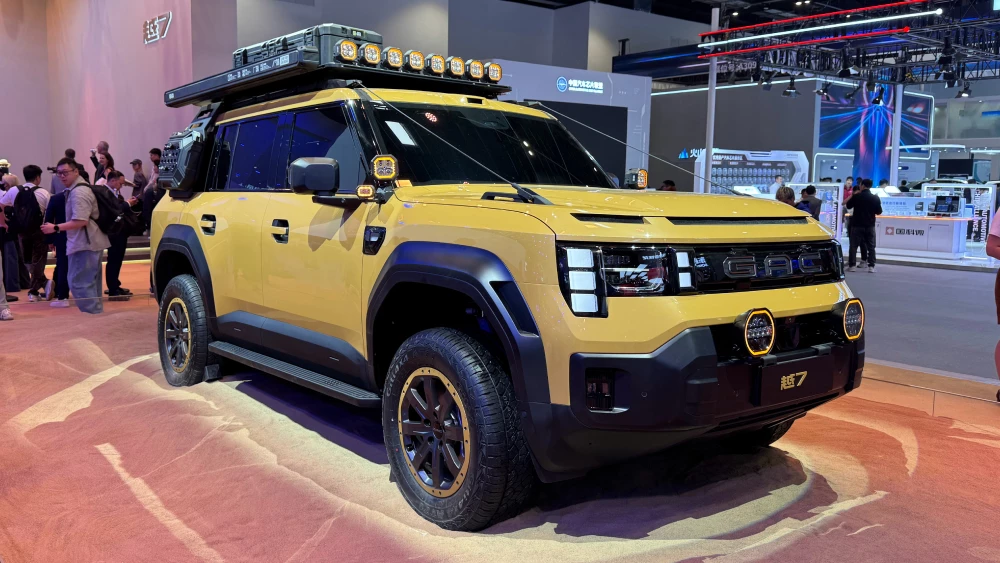  Рамный внедорожник GAC Yue 7 показали в Китае. Это параллельный гибрид