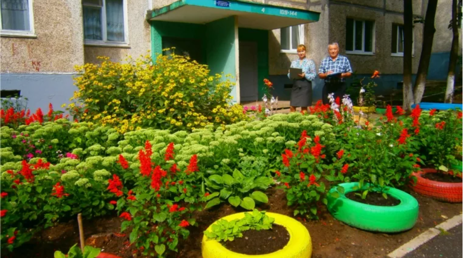 создание клумбы во дворе грозит штрафом в 5 тысяч рублей