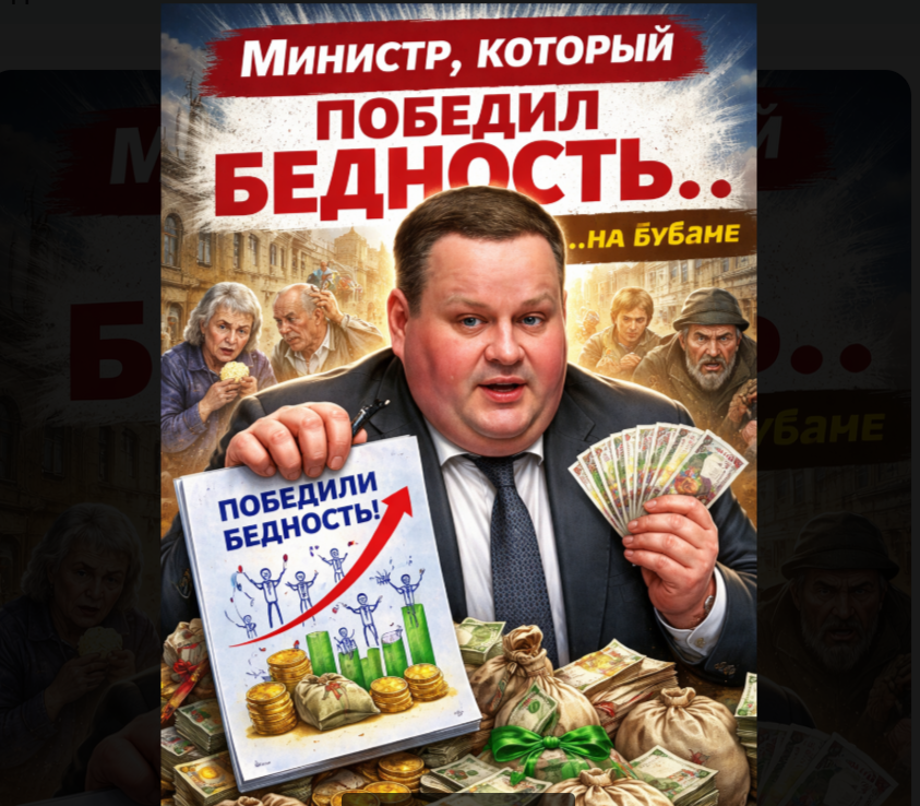 Министр, который победил бедность… на бумаге, или Откуда миллиарды у министра борьбы с бедностью