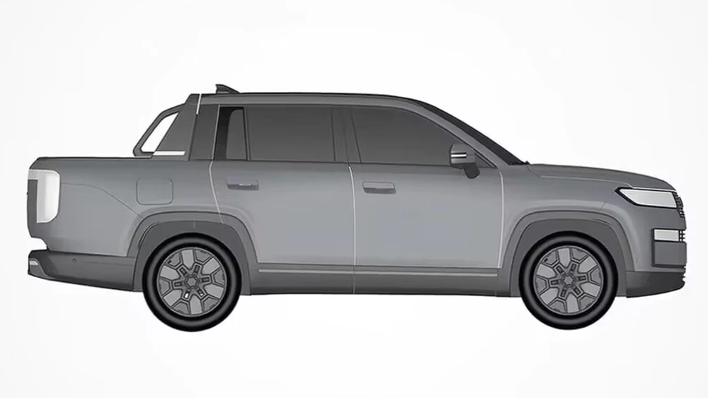  Chery Tiggo V в кузове пикап заметили в Китае. Этот вариант ориентирован на экспорт