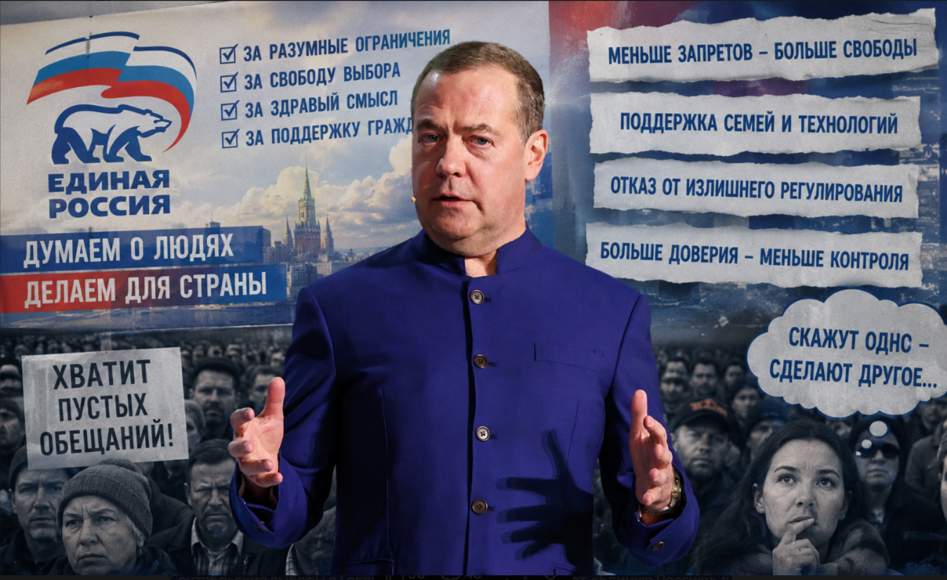 ЕР пытается предстать перед избирателями в роли спасителя